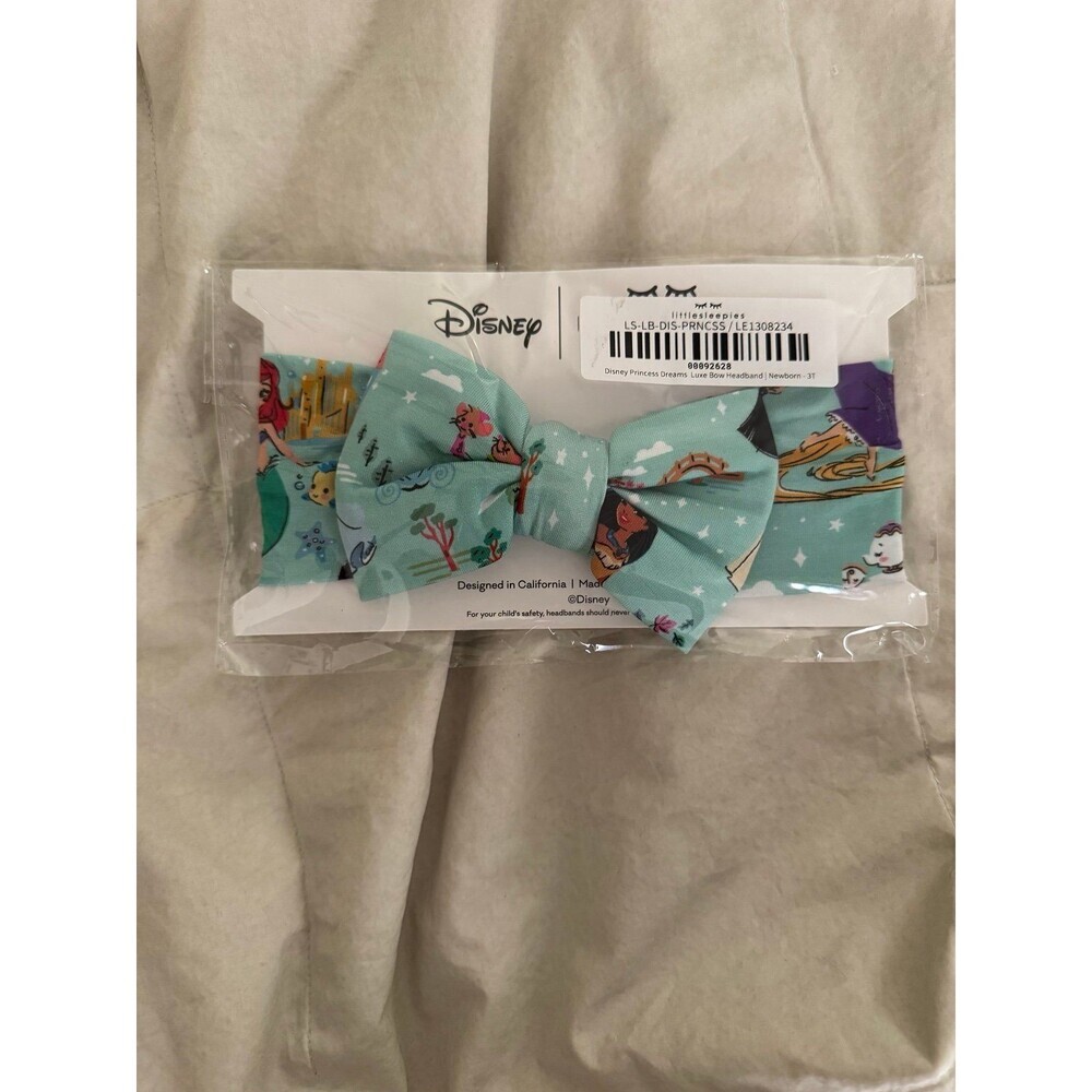 Little Sleepies Bamboo Princess Headband Bow - Picture 4 of 5